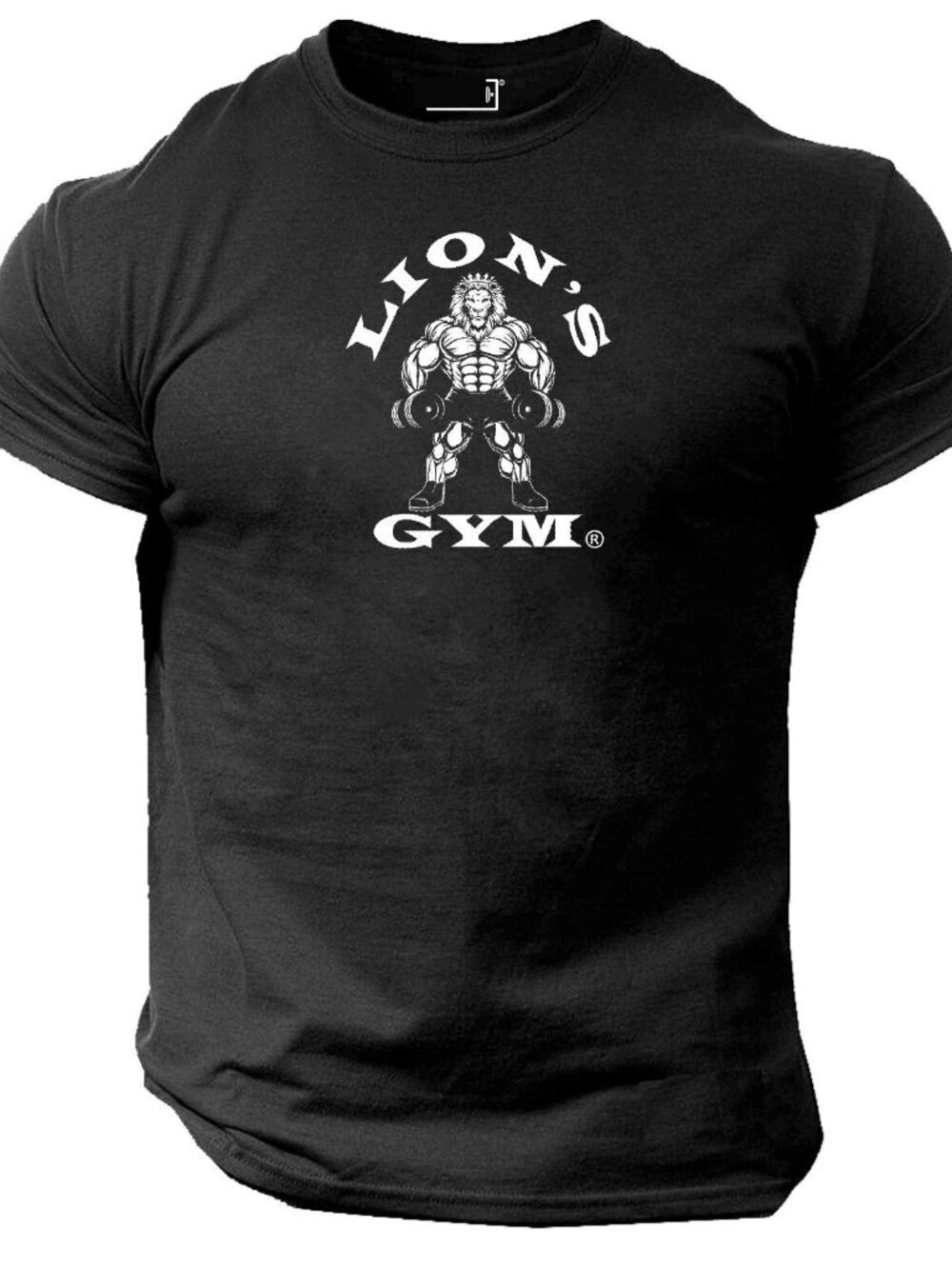 Lion’s Gym T Shirt Gym Clothing Bodybuilding Training Workout Exercise MMA Top